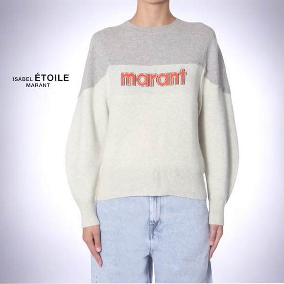 Isabel Marant Sweaters - Isabel Marant Etoilè Kedy Intarsia Knit Sweater/Jumper EU 38=M